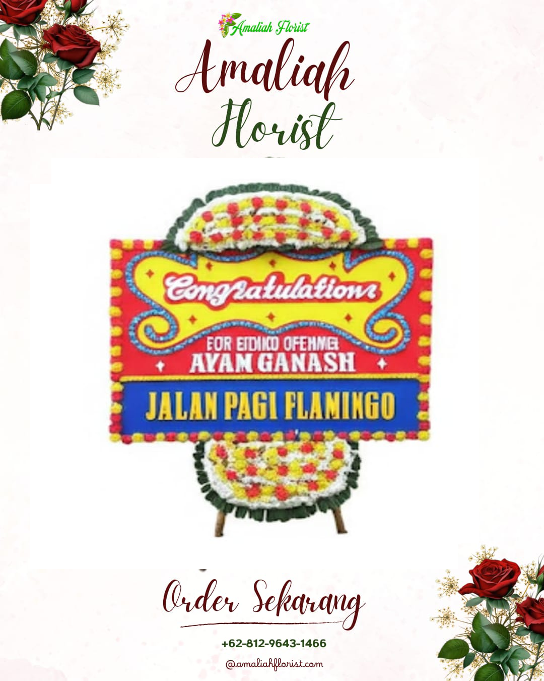 Sewa Papan Bunga Gunung Jati